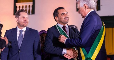 Governador do Tocantins Wanderlei Barbosa é homenageado em Goiás