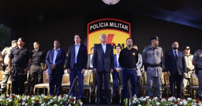 Com presença de Caiado, Rotam conclui formação de 45 novos policiais