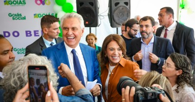 Caiado e Gracinha inauguram unidade modelo do Restaurante do Bem, no Centro de Goiânia